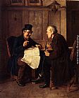 Isidor Kaufmann Those Funny Little Ads painting